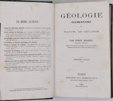 BOUBÉE Nérée "Géologie élémentaire ou manuel de géologie"