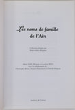 [Collectif] [sous la Direction de MERGNAC Marie-Odile] "Les noms de famille de l'Ain"