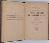 LAURENS Adolphe "Précis d'histoire de la guerre navale 1914-1918"