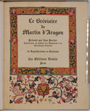 [PORCHER Jean, Présentation] "Le Bréviaire de Martin d'Aragon. Présenté par Jean Porcher"