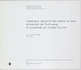 DENÈS Françoise "Catalogue raisonné des objets en bois provenant de Dunhuang et conservés au Musée Guimet"