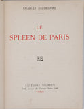 BAUDELAIRE Charles [Illustrations FOLLET Edith] "Le spleen de Paris"