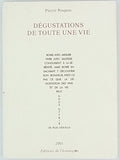 POUPON Pierre "Dégustations de toute une vie"