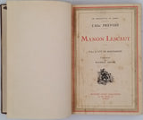 PRÉVOST Antoine François (dit l'abbé PRÉVOST) [Illustrations de LELOIR, Maurice] [Préface de MAUPASSANT, Guy de] "Histoire de Manon Lescaut et du Chevalier des Grieux"