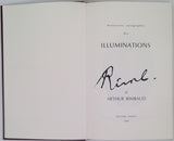 RIMBAUD Arthur "Manuscrits autographes des Illuminations d'Arthur Rimbaud - Préface de Alain Gourdon"