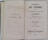 ORFILA Mathieu "Éléments de Chimie appliquée à la Médecine et aux Arts" [3 volumes]