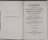 MORGAGNI Giovanni Battista "Recherches anatomiques sur le siège et les causes des maladies. Traduites du latin par MM. A. Desormeaux et J.P. Destouet" [Complet en 10 volumes]