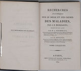 MORGAGNI Giovanni Battista "Recherches anatomiques sur le siège et les causes des maladies. Traduites du latin par MM. A. Desormeaux et J.P. Destouet" [Complet en 10 volumes]