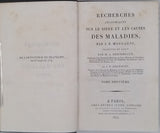 MORGAGNI Giovanni Battista "Recherches anatomiques sur le siège et les causes des maladies. Traduites du latin par MM. A. Desormeaux et J.P. Destouet" [Complet en 10 volumes]