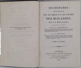MORGAGNI Giovanni Battista "Recherches anatomiques sur le siège et les causes des maladies. Traduites du latin par MM. A. Desormeaux et J.P. Destouet" [Complet en 10 volumes]