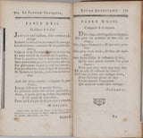 [Anonyme] [HÉRISSANT Louis Théodore] "Le fablier françois, ou élite des meilleures fables depuis La Fontaine"