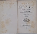 GAILLARDIN Casimir "Histoire du règne de Louis XIV - Récits et tableaux" [Complet en 6 Tomes]
