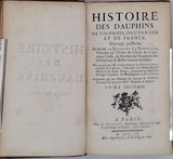LE QUIEN de la NEUFVILLE Jacques "Histoire des Dauphins de Viennois, d'Auvergne et de France. Ouvrage posthume de feu M. Le Quien de la Neufville" [Complet en 2 volumes]