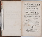 M.L.D.L.D.L. [Mr L'abbé De L'Écluse Des Loges] [SULLY, Maximilien de Béthune, Duc de] "Mémoires de Maximilien de Béthune, Duc de Sully, principal ministre de Henri-le-Grand"