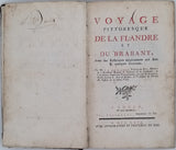 DESCAMPS Jean-Baptiste "Voyage pittoresque de la Flandre et du Brabant, Avec des Réflexions relativement aux Arts & quelques Gravures" [Rare édition de Rouen]