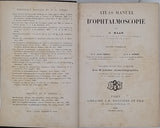 HAAB Otto [Dr. TERSON Albert, Dr. CUÉNOD Auguste - Traducteurs] "Atlas manuel d'Ophtalmoscopie"