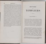 ROY Just-Jean-Etienne "Histoire des Templiers"