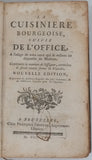 [Anonyme] [MENON Joseph] "La Cuisinière bourgeoise, suivie de l'Office, À l'usage de tous ceux qui se mêlent de la dépense de Maisons ..."