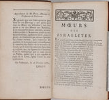 FLEURY Claude (Abbé) "Mœurs des Israélites et des Chrétiens - Nouvelle édition"