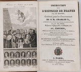 LE RAGOIS Claude [Abbé] "Instruction sur l'Histoire de France Par Le Ragois, Continuée jusqu'au Couronnement de S.M. Charles X, augmentée d'une chronologie en vers des Rois de France par M. De Foris"