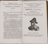 LE RAGOIS Claude [Abbé] "Instruction sur l'Histoire de France Par Le Ragois, Continuée jusqu'au Couronnement de S.M. Charles X, augmentée d'une chronologie en vers des Rois de France par M. De Foris"