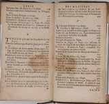 [Anonyme ] [COULON Louis] "L'Histoire et la vie des Papes. Où l'on voit ce qui s'est passé de plus remarquable dans l'Estat de l'Eglise, sous chaque Pontife Romain, depuis S. Pierre iusques à Clément IX"