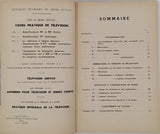 JUSTER Félix "Cours pratique de télévision. Toutes ondes, tous standards, 405 - 525 - 625 - 819 lignes, à l'usage des techniciens de la Télévision, du Radar, des Mesures, de la F.M. et de l'Électronique Volume 5"