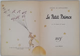 SAINT EXUPÉRY Antoine de "LE PETIT PRINCE avec les dessins de l'auteur"