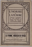 Doctoresse Anna FISCHER "L'HOMME ET LA FEMME, Anatomie comparative du corps masculin et féminin sous forme de modèle aux organes superposés démontables"