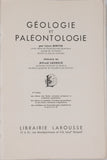 BERTIN Léon "GEOLOGIE ET PALEONTOLOGIE"