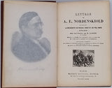 NORDENSKIOLD Adolf Erik "LETTRES DE A.E. NORDENSKIOLD RACONTANT LA DÉCOUVERTE DU PASSAGE NORD EST DU PÔLE NORD 1878-1879"