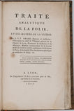 AMARD Louis Victor Frédéric "TRAITÉ ANALYTIQUE DE LA FOLIE ET DES MOYENS DE LA GUÉRIR"