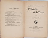 DE LAUNAY Louis "L'HISTOIRE DE LA TERRE"