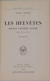 QUINCHE Eugène "LES HELVETES - Divino contre César (109 à 52 av. J.-C.)"