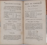 BARREME François-Bertrand "L'ARITHMÉTIQUE DU SR. BARREME OU LE LIVRE FACILE POUR APPRENDRE L'ARITHMÉTIQUE DE SOI MÊME & SANS MAÎTRE"