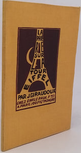 GIRAUDOUX Jean "LA PRIÈRE SUR LA TOUR EIFFEL"