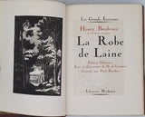 BORDEAUX Henry [Illustrations Maurice de Lambert] "LA ROBE DE LAINE"