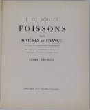 BOISSET Léonce de [Illustrations Fernand Angel] "POISSONS DES RIVIÈRES DE FRANCE - Histoire naturelle pour les pécheurs"