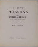 BOISSET Léonce de [Illustrations Fernand Angel] "POISSONS DES RIVIÈRES DE FRANCE - Histoire naturelle pour les pécheurs"