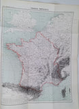 RECLUS Elisée "NOUVELLE GEOGRAPHIE UNIVERSELLE LA TERRE ET LES HOMMES - Tome II LA FRANCE"