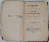 M. D... [Anonyme], "ETRENNES ASTRONOMIQUES DE 1819 OU ESSAIS SUR L'ORGANISATION DES MONDES ET LE SYSTEME DE L'UNIVERS"