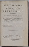 STRUVE Henri "MÉTHODE ANALYTIQUE DES FOSSILES FONDÉE SUR LEURS CARACTÈRES EXTÉRIEURS"