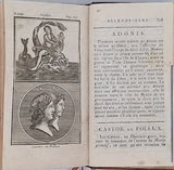 BASSVILLE Nicolas-Jean Hugou de "ÉLÉMENS DE MYTHOLOGIE AVEC L'ANALYSE DES POËMES D'HOMÈRE ET DE VIRGILE Suivie de l'explication allégorique, à l'usage des jeunes personnes de l'un et l'autre sexe"