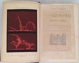 FLAMMARION Camille et DU CLEUZIOU Henri, BELLE RÉUNION DE 4 VOLUMES DE VULGARISATION SCIENTIFIQUE DU XIXe en reliures identiques et bien illustrés