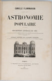 FLAMMARION Camille et DU CLEUZIOU Henri, BELLE RÉUNION DE 4 VOLUMES DE VULGARISATION SCIENTIFIQUE DU XIXe en reliures identiques et bien illustrés