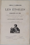 FLAMMARION Camille et DU CLEUZIOU Henri, BELLE RÉUNION DE 4 VOLUMES DE VULGARISATION SCIENTIFIQUE DU XIXe en reliures identiques et bien illustrés