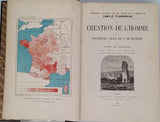 FLAMMARION Camille et DU CLEUZIOU Henri, BELLE RÉUNION DE 4 VOLUMES DE VULGARISATION SCIENTIFIQUE DU XIXe en reliures identiques et bien illustrés