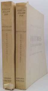 POE Edgar Allan [Illustrations BOFA Gus] "HISTOIRES EXTRAORDINAIRES" et "NOUVELLES HISTOIRES EXTRAORDINAIRES" 2 Volumes