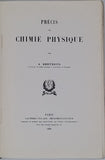 BERTHOUD Alfred "PRECIS DE CHIMIE PHYSIQUE"