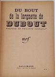 Illustrations de DUBOUT, [Préface de Philippe SOUPAULT] "DU BOUT DE LA LORGNETTE DE DUBOUT"